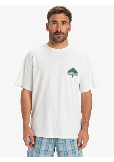 Quiksilver Crystal Jet Erkek Beyaz Tişört Eqyzt08023 Beyaz