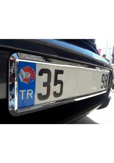 Koto 2 Adet Nikelajlı Plakalık Yeni Nesil Krom Plakalık 1 Takım 473374398
