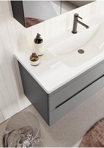 Orka Varna 100 Alt Modül + Lavabo Mat Gri Diğer Orka Varna 100 Alt Modül + Lavabo Mat Gri Diğer