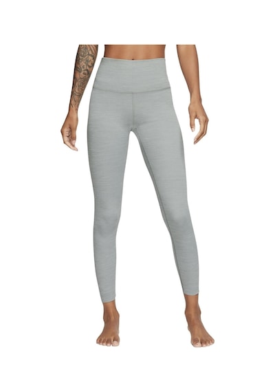 Nike Yoga Luxe Leggings High Rise Yüksek Belli Lazer Kesim 7/8 Toparlayıcı Soft Tayt Gri Gri