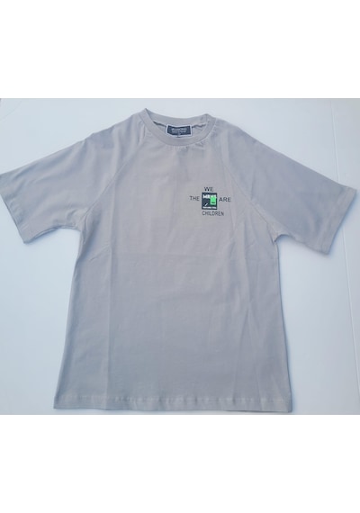 Marions Erkek Çocuk Chıldren Yazılı Tshirt-6986-grı Gri