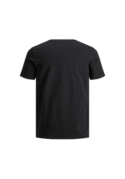 Jack & Jones Jack Jones Erkek Bisiklet Yaka Tişört 12156101 Siyah