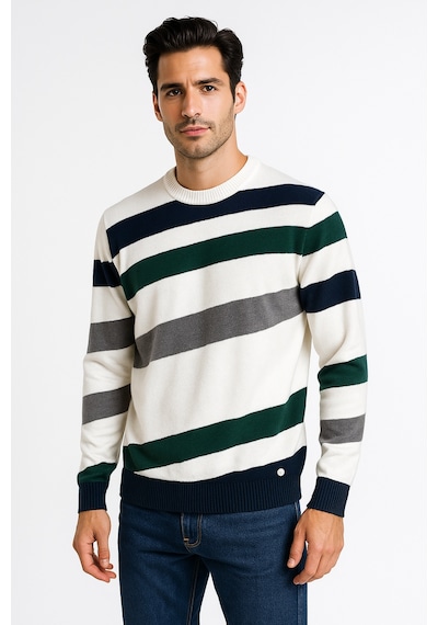 Ncs Jeans Erkek Bisiklet Yaka Triko Beyaz 3759 Beyaz
