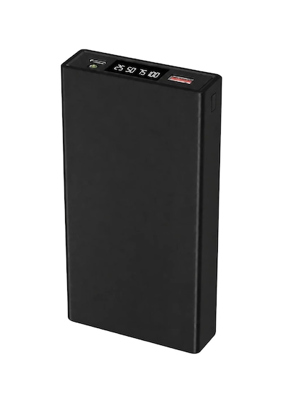 ENERX Enr-p2025dc 20.000 Mah 2.1 Amper Led Göstergeli Powerbank Siyah