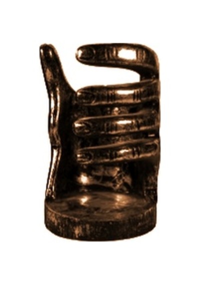 C 0031 El Dekoratif Şişelik - Bronz
