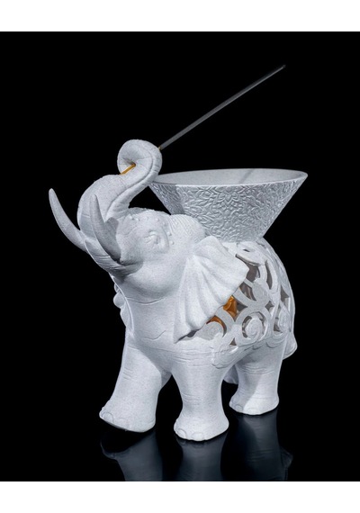 Fil Figürlü Dekoratif Tütsülük - 3d Baskı