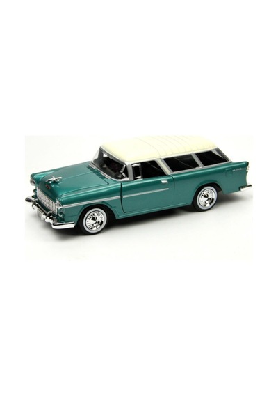 Motor Max 1:24 1955 Chevy Bel Air Nomad Yeşil Araba