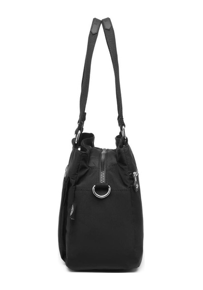Krinkıl Kumaş Kadın Çantası Smart Bags 1125 Siyah