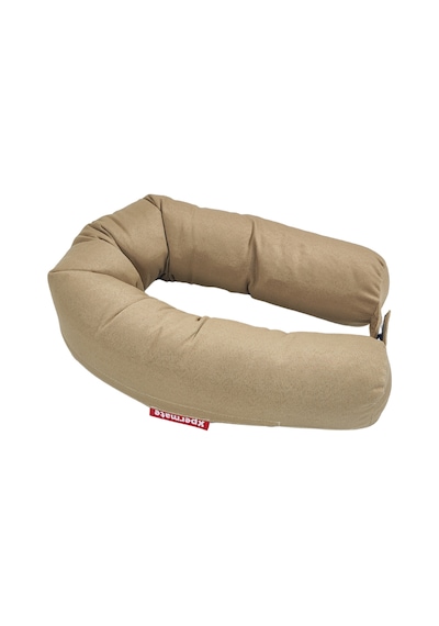 Xpermate Fermuarlı Cırt Cırtlı Seyahat Boyun Yastığı 110 CM Bej