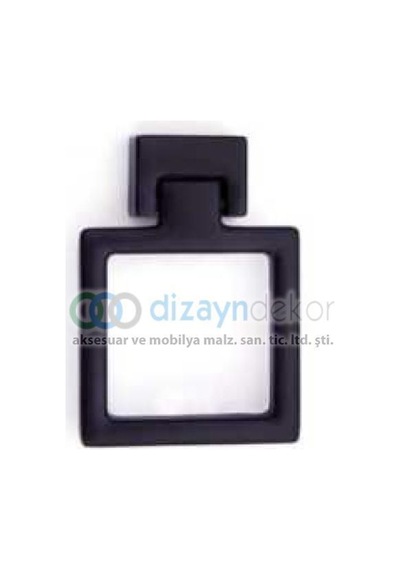 Mat Siyah Sallantılı Kulp 16 Mm