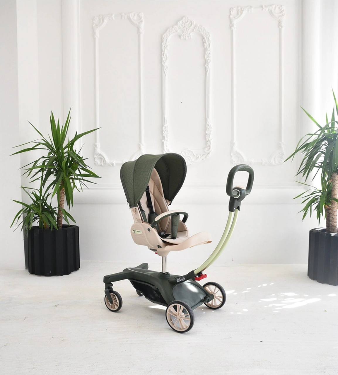 Premıum Bebek Arabası Ebr-750 Zeytin Yeşili