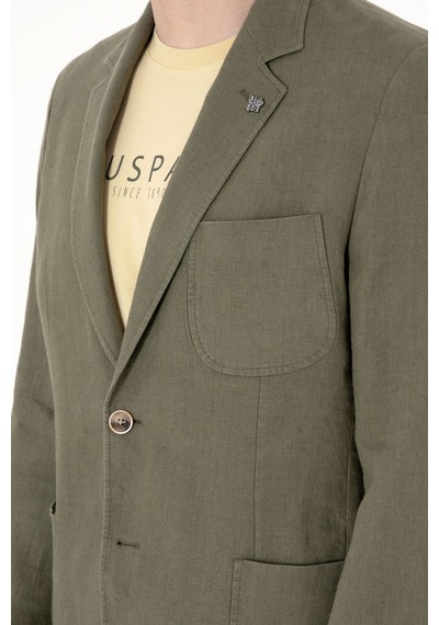 U.s. Polo Assn. Erkek Koyu Haki Ceket 50301206-vr111 Koyu Haki