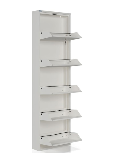 Ceha Kilitli 5'li Metal Ayakkabılık - Beyaz K.AYK-5 /AB9010/ SOPACK/KL Beyaz Ceha Kilitli 5'li Metal Ayakkabılık - Beyaz K.AYK-5 /AB9010/ SOPACK/KL Beyaz