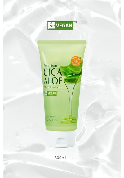 %95 Cica Aloe Kompleksi İçeren Nemlendirici Jel 300ml Premium Cica Aloe Soothing Gel
