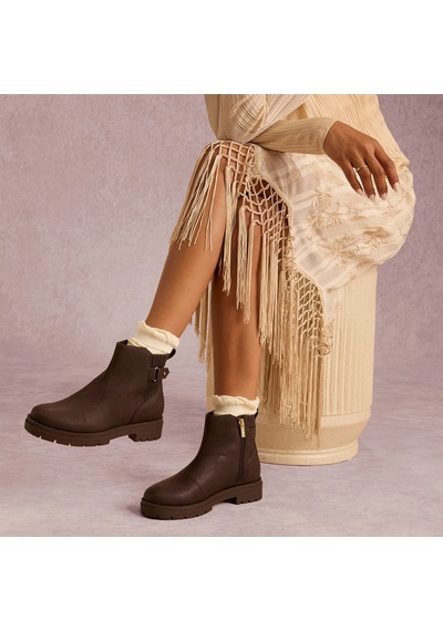 10023528 Chocolate Brown Bot Kadın 10023528 10023529 20016027/10023608 Toms Astrid Boot