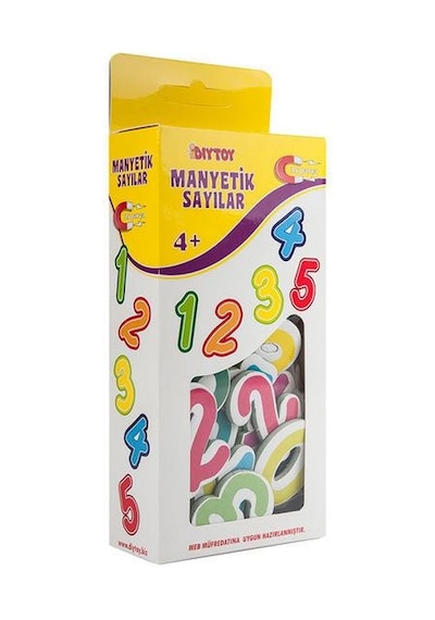 Manyetik Sayılar 34 Parça Magnet Rakamlar Eğitici Mıknatıslı