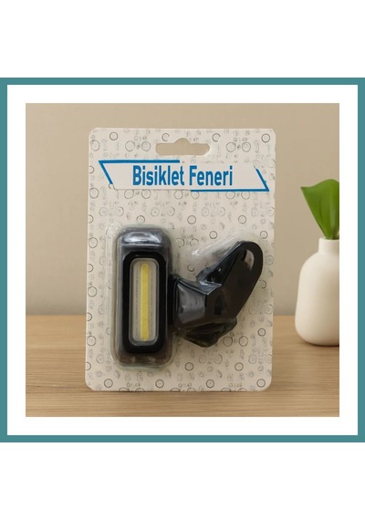 Trendexa Pilli 4 Fonksiyonlu Bisiklet Feneri Renkli & Beyaz Mac Çok Renkli