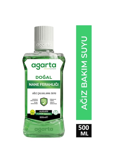 Agarta Ferah Nefes Alkolsüz Ağız Bakım Suyu 500 ML