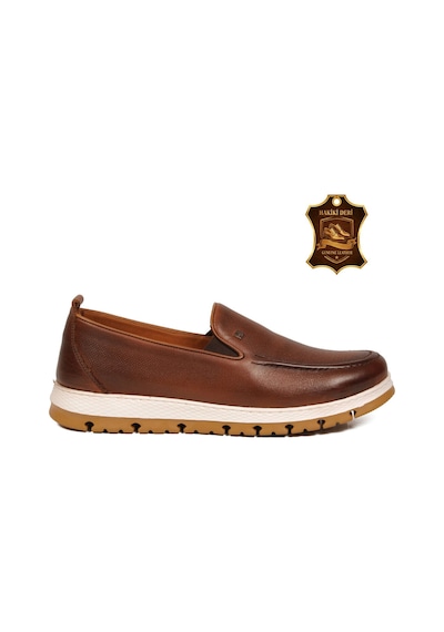 Voyager Erkek Taba Hakiki Deri Rahat Tabanlı Şık Makosen Casual Ayakkabı Loafer 6574 M