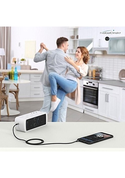Aux Kablosu, 3,5mm Jak Kablosu 1,5m Kırılmaya Dayanıklı Metal Fişler 0,3-10m Arasında Mevcut Ses/kulaklık Kablosu/aux Kablo, Pc/dizüstü Bilgisayar, Araba Ve Hifi, Siyah