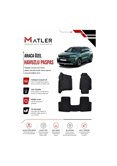 Opel Frontera Hybrid 2027 Model 4d Ekstra Havuzlu Paspas
