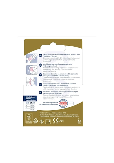 Ohropax Alman Kulak Tıkacı Classic 20 Adet 363345436 Tozlu Pembe