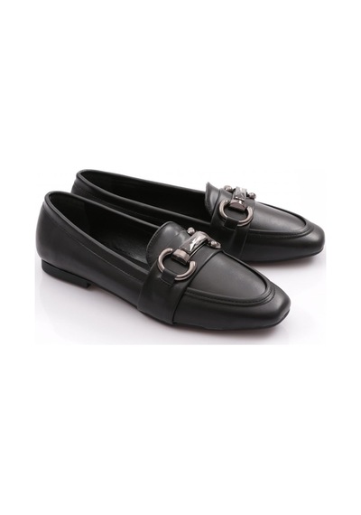 Dgn 5027 Kadin Loafer Ayakkabi 5027-1423-R1534 Siyah