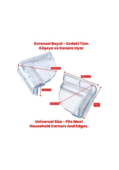 Tr 6 Paket Köşe Koruyucu Cam Ve Raf
