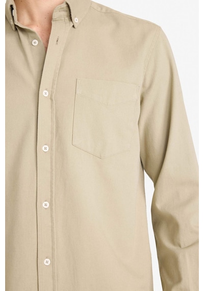 Defacto Regular Fit Gabardin Gömlek F1261ax26spkh404 Haki-kh404