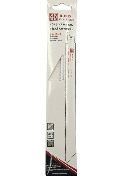 Fixonic B.h.d Bhd00337 S1122hf 225mm Bi-metal Ahşap-metal Tilki Kuyruğu Testere 5'li Paket