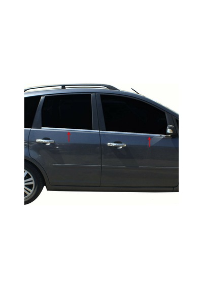 Ford C-Max Krom Cam Çıtası Tk 2004-2010 4Prç Paslanmaz Çelik N11.4236