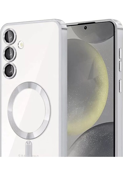 Newface Samsung Galaxy Uyumlu  A17 5g Kross Magneticsafe Kapak - Titan Gri Beyaz