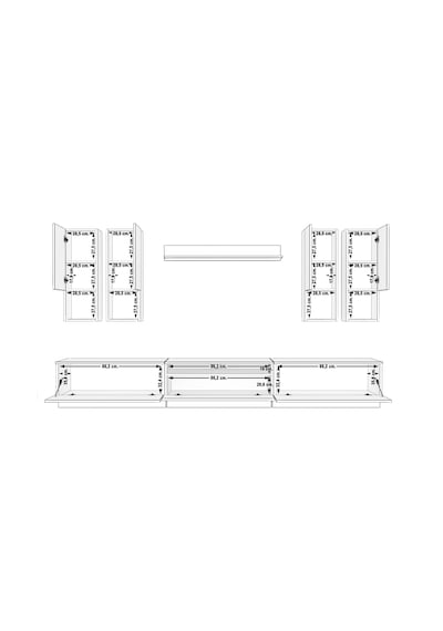 Decoraktiv Trendstyle 8das Mdf Tv Ünitesi Tv Sehpası Ceviz