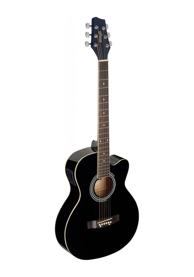 STAGG ELEKTRO AKUSTİK GİTAR SA20ACE-BLK