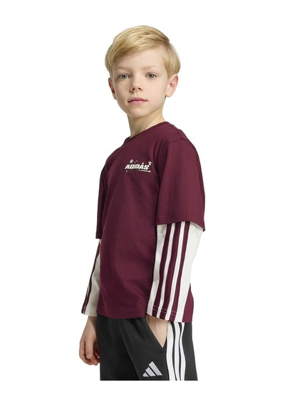 Adidas Çocuk Sweatshirt Lk Dy Ts T Kg6133 Bordo