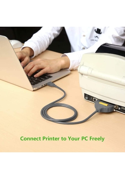Ugreen Usb Ieee1284 Paralel Yazıcı Kablosu 2 Metre