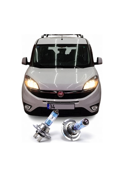 Fıat Doblo 4 Halojen Sarı Kısa Far Yedek Ampulü H7 Xtreme Vısıon %150 Xv 2 Adet