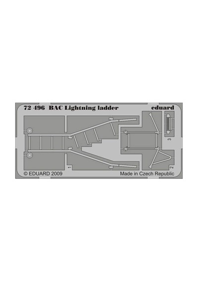 Eduard 72496 1/72 Ölçek, Bac Lıghtnıng Merdiveni - Trumpeter -