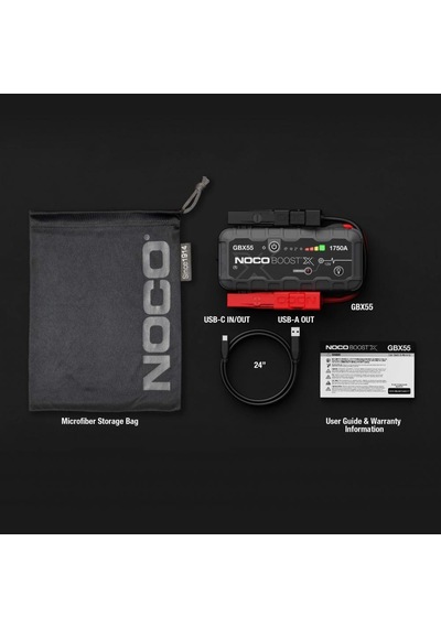 Noco Gbx55 12V 1750Amp Ultrasafe Lityum Akü Takviye +  Powerbank