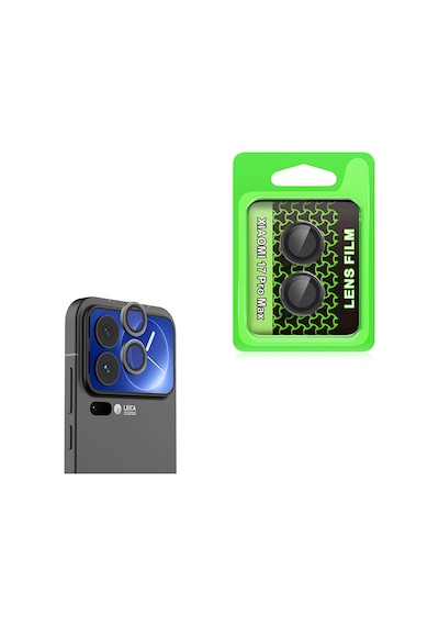 Vendas Xiaomi 17 Pro Max Uyumlu Zore Cl-07 Kamera Lens Koruyucu Siyah