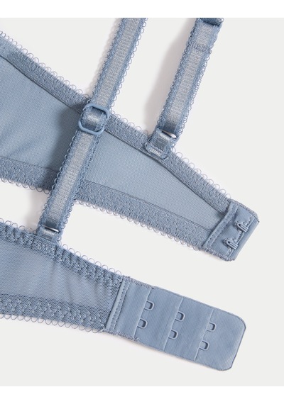 Marks & Spencer Jasmine Dantelli Push Up Sütyen Gri