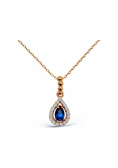 Argentum Concept - Zirkon Taşlı Rose Gümüş Set (219325393)