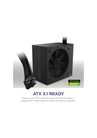 Nzxt C750 750w 80+ Bronze Gen 5.0 Atx 3.1 120mm Psu