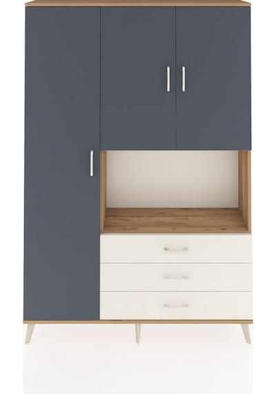 Arges Dolap 6 Raflı 3 Çekmeceli 3 Kapaklı 132x30x195 Çam-antr... Çam Arges Dolap 6 Raflı 3 Çekmeceli 3 Kapaklı 132x30x195 Çam-antr... Çam