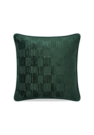"pixel" Kadife Dokulu Kırlent Kılıfları - 45x45 Yeşil
