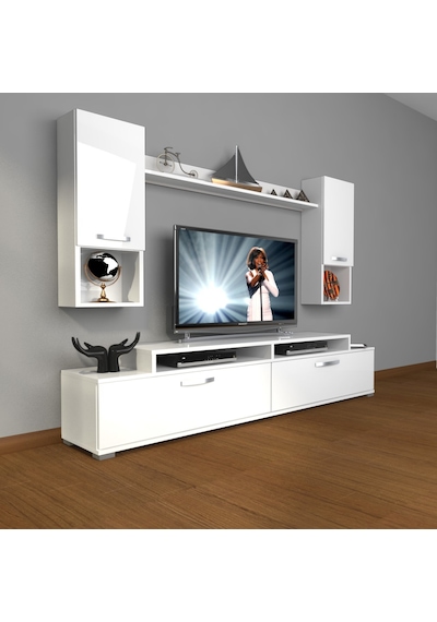 Decoraktiv Ekoflex 5da Mdf Tv Ünitesi Tv Sehpası Beyaz