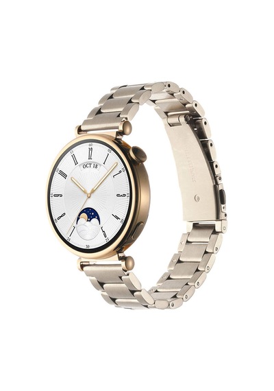 Huawei Gt4 18mm Uyumlu Krd-04 Metal Zore Kordon-gümüş