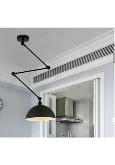 Mylights Moder Metal Sarkıt Avize Siyah Akrobat Avize Sarkıt