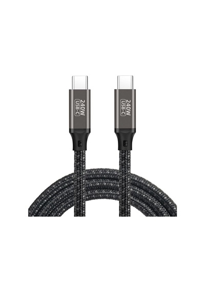 Subutu Siyah Qg02 Type-c To Type-c Pd3.1 Data Kablosu 240w 480mbps 1.5 Metre