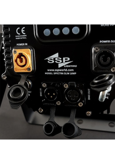 Ssp Deron Spectra Slim 18wp Ip65 Led Par Rgbwauv